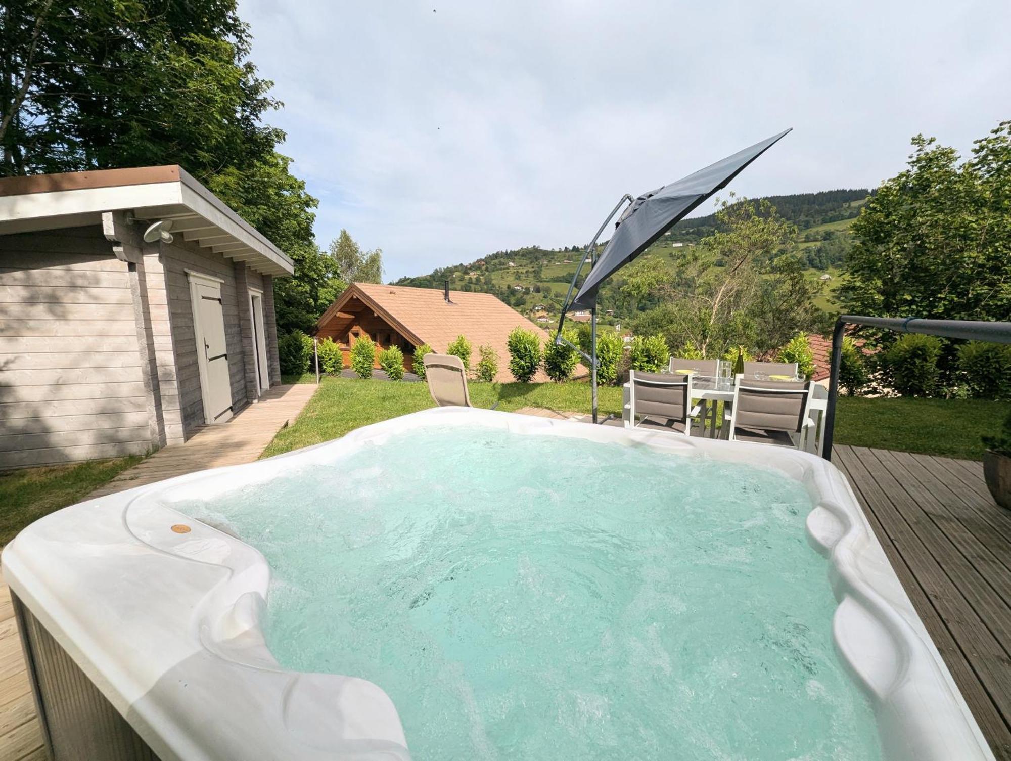 Chalet Sauna Jacuzzi 6 Personnes La Bresse Exterior photo